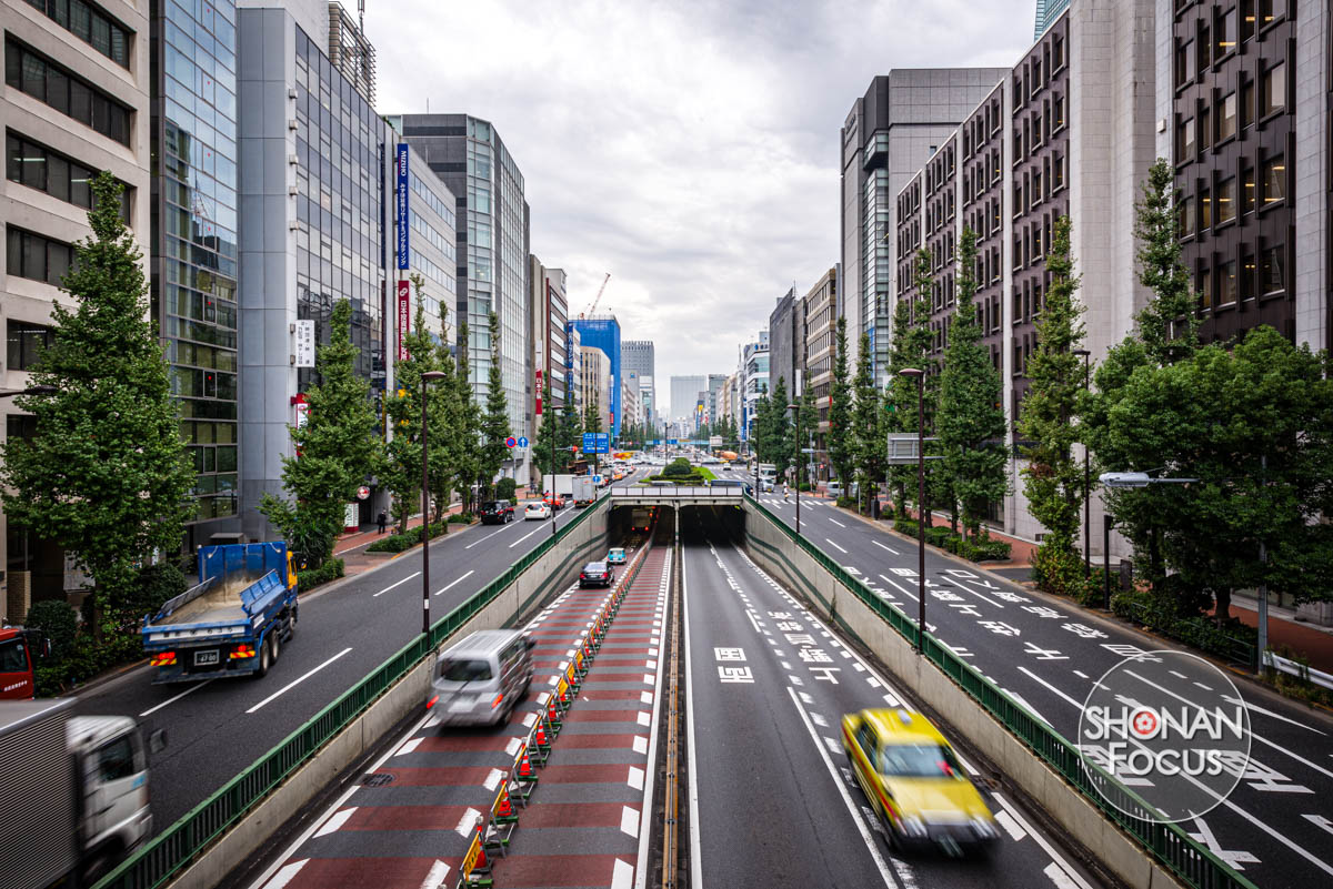 Autoroute urbaine dans le quartier de Nihonbashi