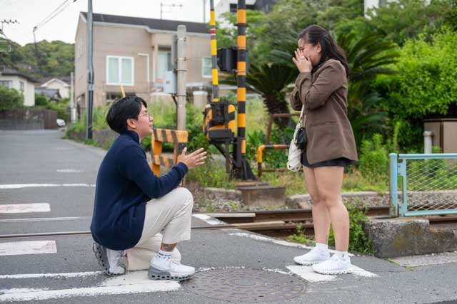 Surprise Marriage Proposal in Kamakura